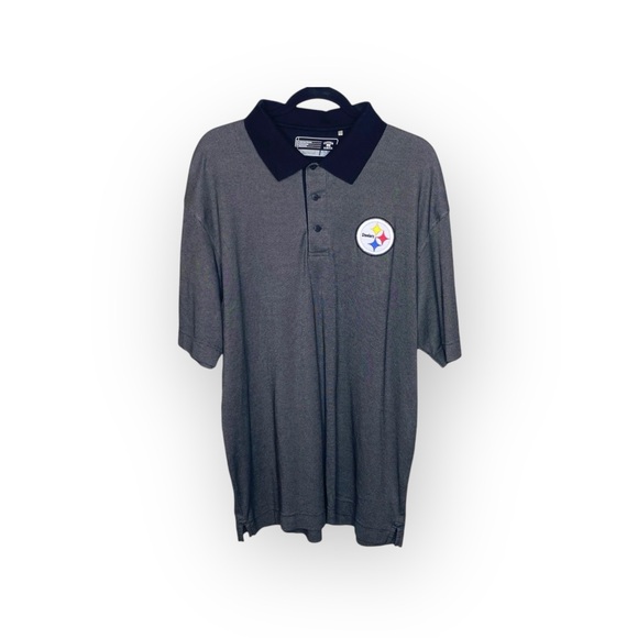 new Cutter & Buck ✫ DryTec Pittsburgh Steelers ✫ Embroider Tonal Dot Polo Shirt - Picture 14 of 16